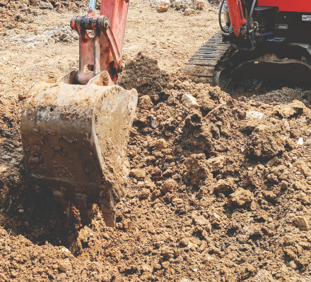 Travaux de terrassement particuliers dans l'Aisne